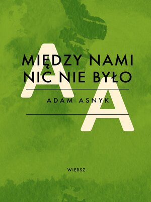 cover image of Między nami nic nie było